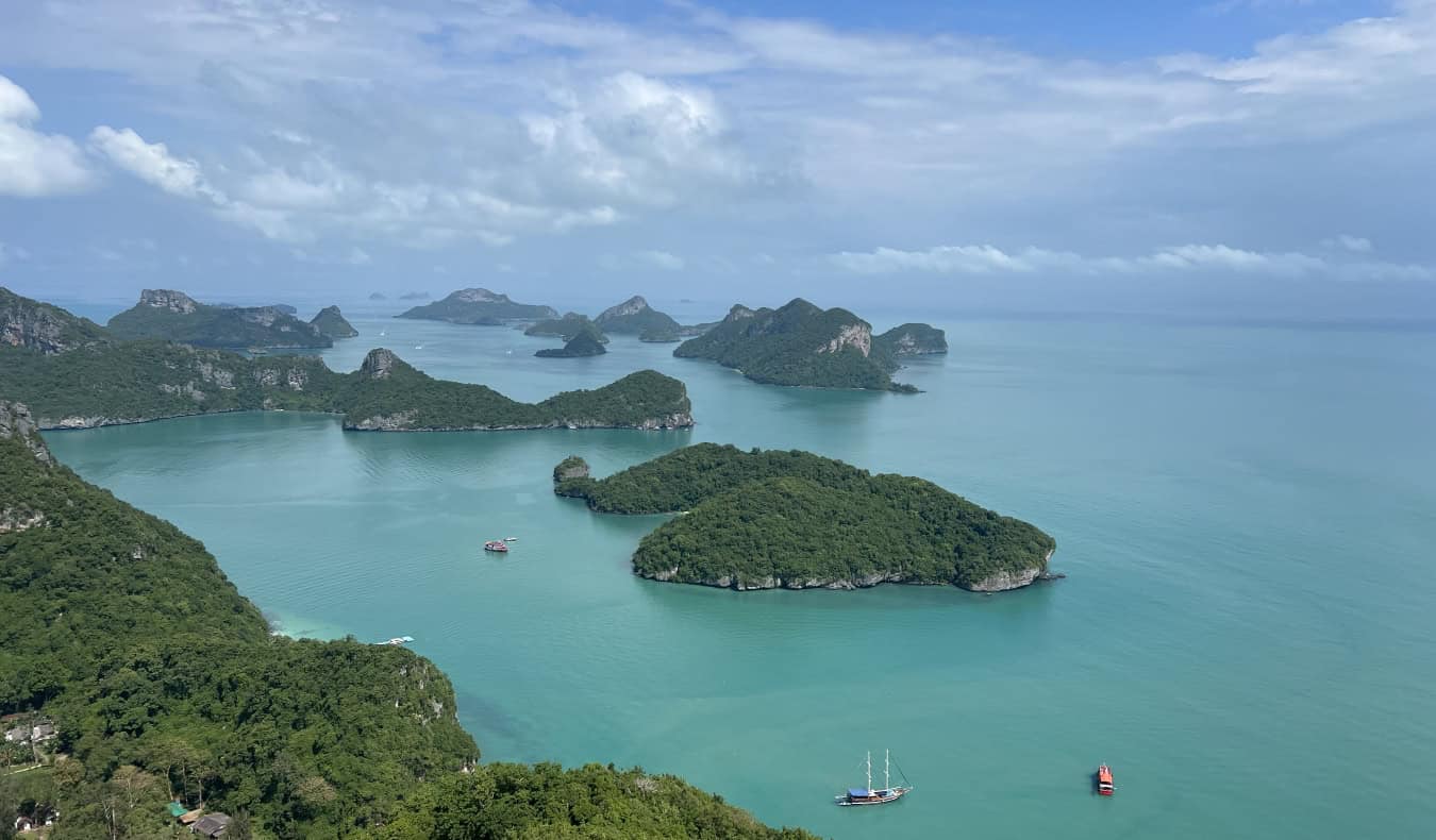 Lush islands in Thailand