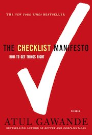 book cover of Checklist Manifesto