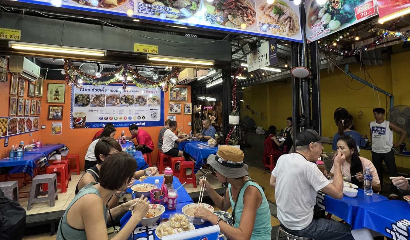 Local restaurant in Thailand