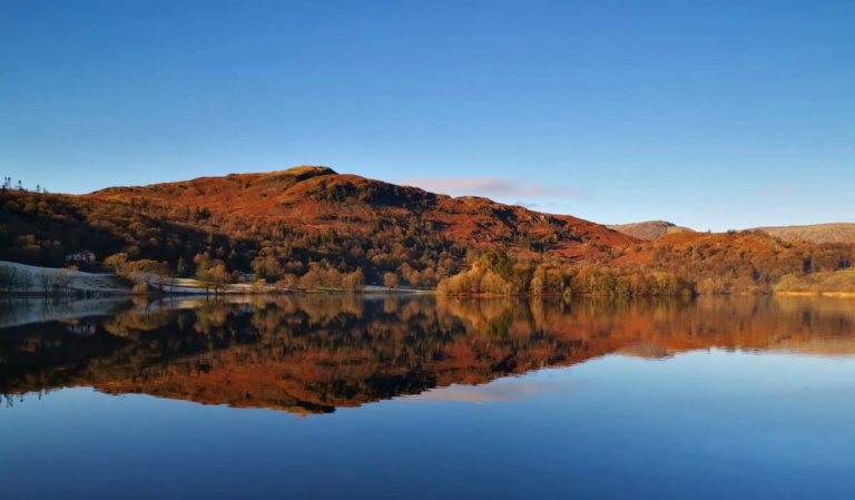 The serene Lake District in the UK