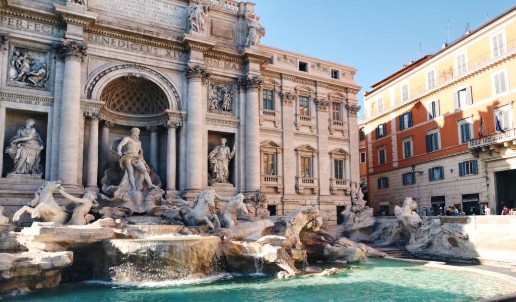 Trevi fountain in Rome