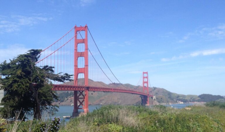 The Golden Gate bridge in San Francisco, California